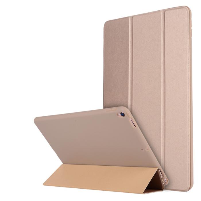 Bild 1, iPad Air 10.5 (2019) / Pro 10.5 (2017) - Tri-Fold Fodral - Guld