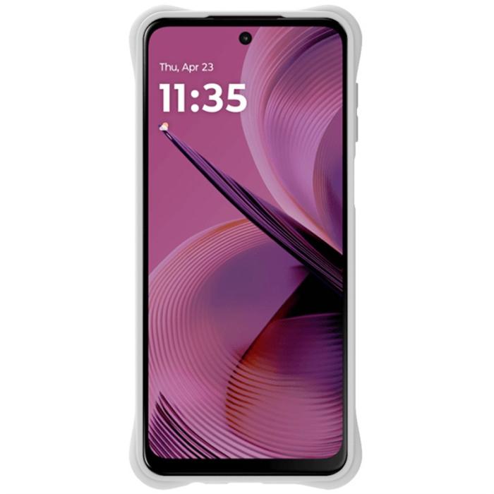 Bild 4, IMAK Motorola Moto G55 5G Skal Waterdrop Matt Vit