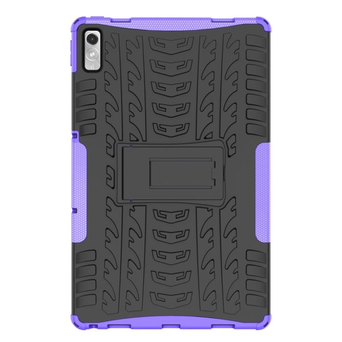 Bild 2, Lenovo Tab P11 Gen 2 Skal Rugged Kickstand Armor Lila
