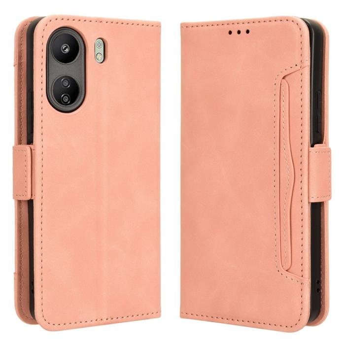 Bild 1, Xiaomi Redmi 13C 4G Fodral Med Avtagbart Kortfodral Rosa