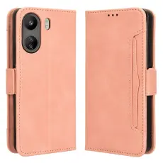Xiaomi Redmi 13C 4G Fodral Med Avtagbart Kortfodral Rosa