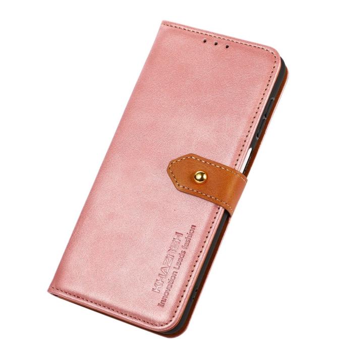 Bild 4, KHAZNEH Galaxy A34 5G Fodral Dual-Color Roséguld