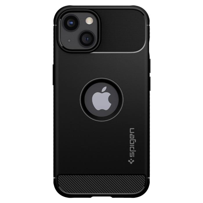 Bild 2, Spigen iPhone 13 Skal Rugged Armor Matt Svart