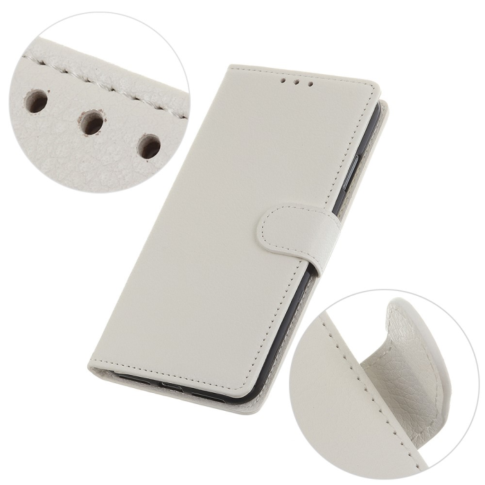 Bild 3, Motorola One Action Plånboksfodral - Vit
