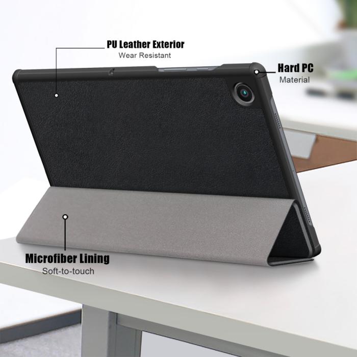 Bild 6, Samsung Galaxy Tab A8 10.5 (2021) Fodral Premium Tri-Fold Svart