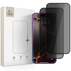 Tech-Protect iPhone 17 Pro Max/16 Pro Max 2-PACK Sk&auml;rmskydd H&auml;rdat Glas Privacy