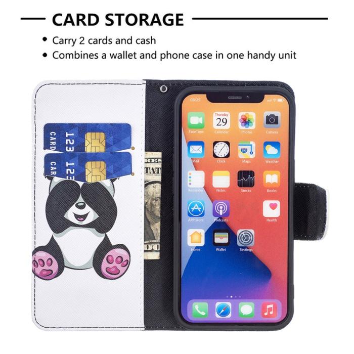 Bild 2, iPhone 15 Fodral Med Tryck Baby Panda