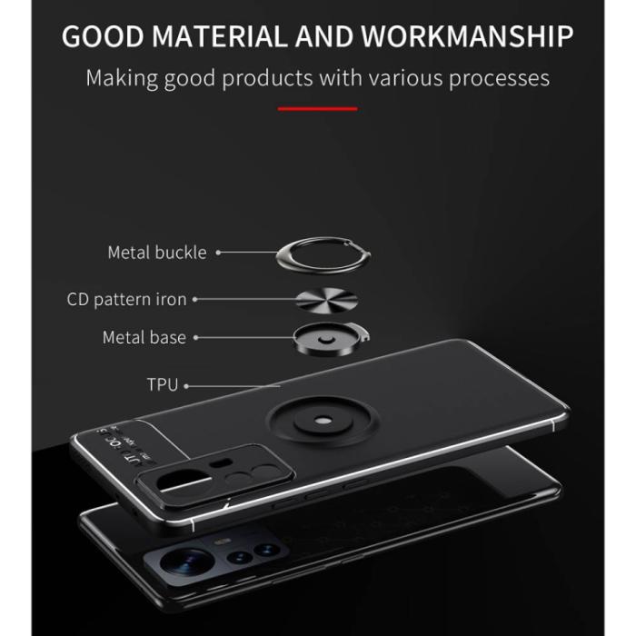 Bild 3, Xiaomi 12 Pro Skal Ring Svart