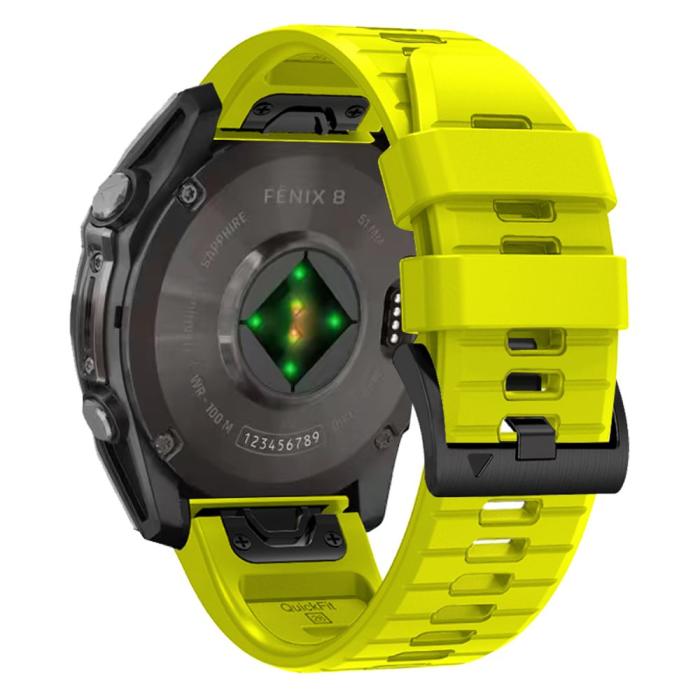 Bild 2, Tech-Protect Garmin Fenix 51 mm Armband Silicone Line Lime