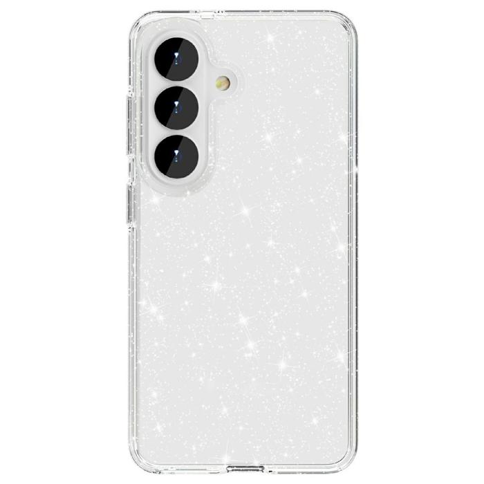 Bild 2, Samsung Galaxy S26 Skal Glitter TPU Vit