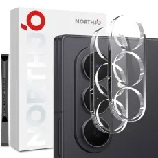 NORTHJO Galaxy Z Fold 8 Ultra 2-PACK Linsskydd H&auml;rdat Glas