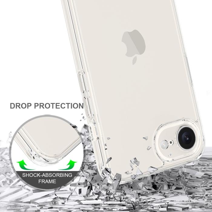 Bild 3, iPhone 17e / 16e Skal TPU / Akryl Transparent