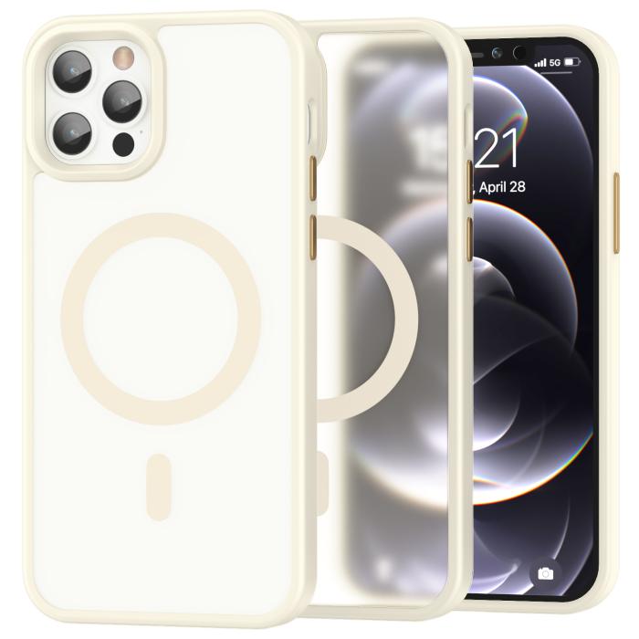 Bild 1, ColorPop iPhone 12 Pro Max Skal CH MagSafe Matt Off White