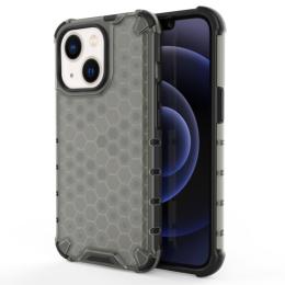 iPhone 14 Skal Shockproof Honeycomb Hybrid Svart