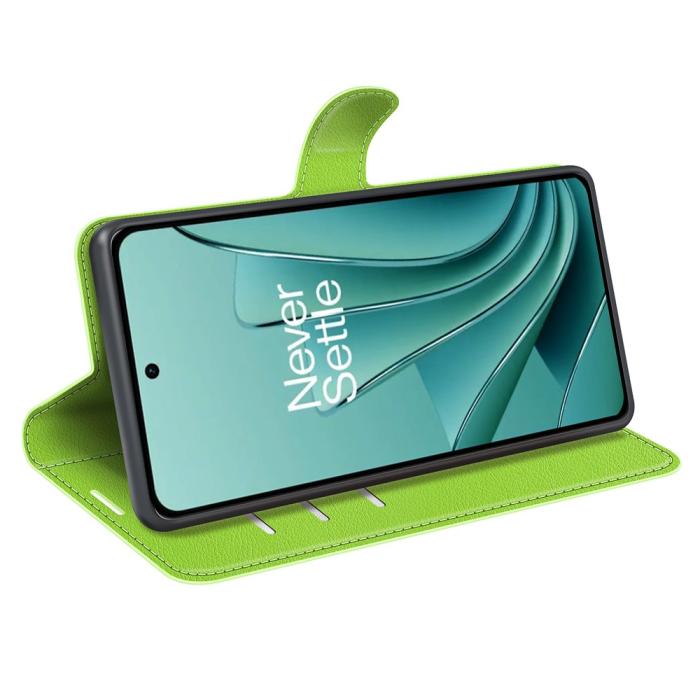 Bild 3, OnePlus Nord 3 5G Fodral Litchi Textur Grön