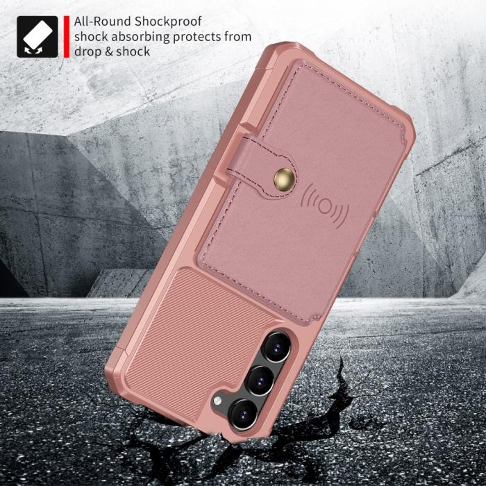 Bild 4, Samsung Galaxy S23 Skal Med Magnetisk Plånbok Rosé