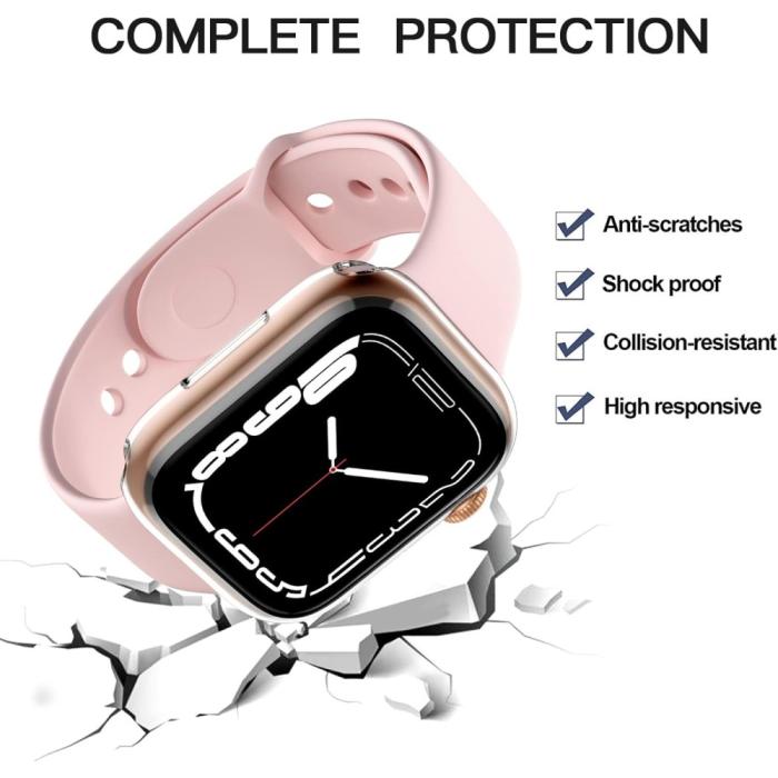 Bild 3, Apple Watch 10 42 mm Skal TPU Transparent