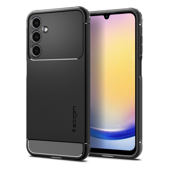 Bild 1, Spigen Galaxy A25 5G Skal Rugged Armor Matt Svart