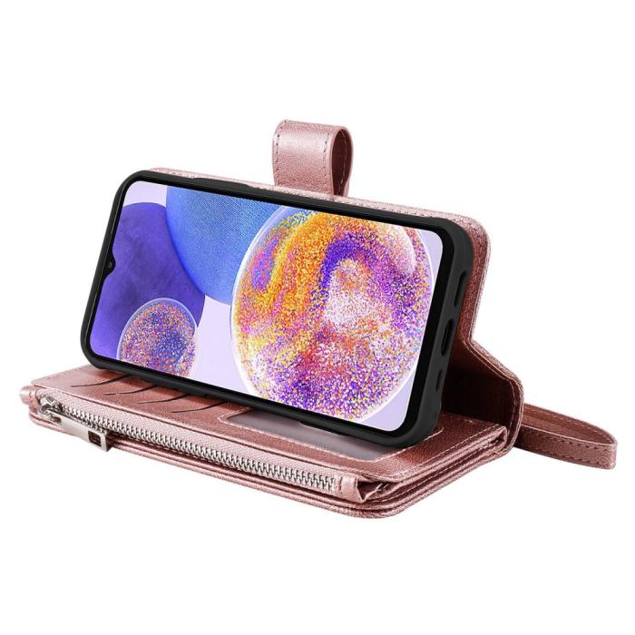 Bild 3, Samsung Galaxy A23 5G 2in1 Magnet Skal / Plånboksfodral Roséguld