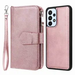 Samsung Galaxy A23 5G 2in1 Magnet Skal / Plånboksfodral Roséguld