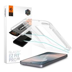 Spigen Samsung Galaxy S25 FE 2-PACK Sk&auml;rmskydd GLAS.tR "Ez Fit"