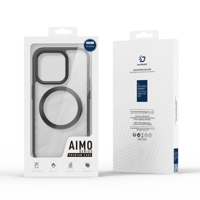 Bild 6, DUX DUCIS iPhone 15 Pro Skal MagSafe Aimo Series Svart