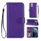 iPhone 12 / 12 Pro - Crazy Horse Fodral - Lila