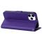 iPhone 12 / 12 Pro - Crazy Horse Fodral - Lila
