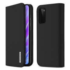 Samsung Galaxy S20 - DUX DUCIS Wish Äkta Läder Fodral - Svart