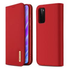 Samsung Galaxy S20 - DUX DUCIS Wish Äkta Läder Fodral - Röd