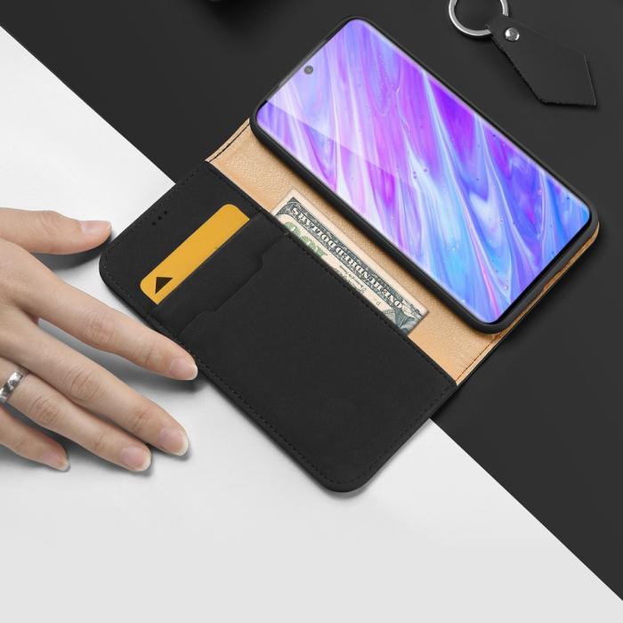Bild 3, Samsung Galaxy S20 - DUX DUCIS Wish Äkta Läder Fodral - Svart