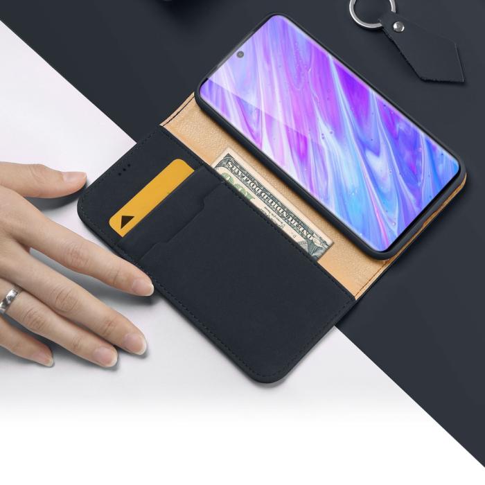 Bild 3, Samsung Galaxy S20 - DUX DUCIS Wish Äkta Läder Fodral - Blå