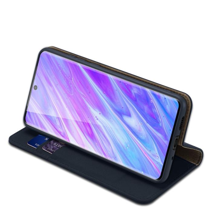 Bild 4, Samsung Galaxy S20 - DUX DUCIS Wish Äkta Läder Fodral - Blå