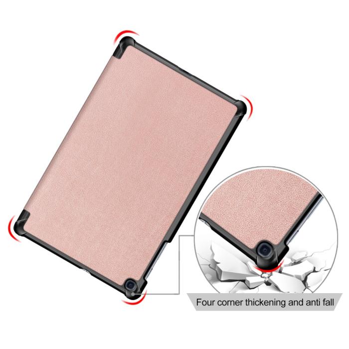 Bild 5, Samsung Galaxy Tab A 10.1 2019 - Tri-Fold Fodral - Roséguld