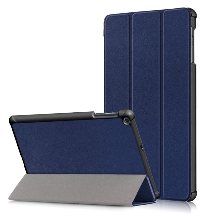 Bild 1, Samsung Galaxy Tab A 10.1 2019 - Tri-Fold Fodral - Mörk Blå