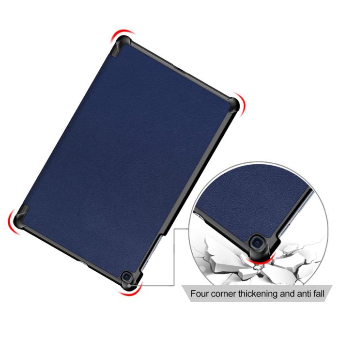 Bild 5, Samsung Galaxy Tab A 10.1 2019 - Tri-Fold Fodral - Mörk Blå