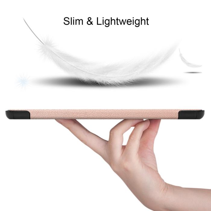 Bild 2, Samsung Galaxy Tab S6 Lite - Tri-Fold Fodral - Roséguld
