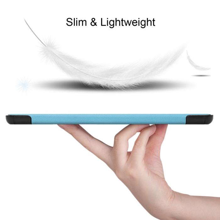 Bild 2, Samsung Galaxy Tab S6 Lite - Tri-Fold Fodral - Ljus Blå