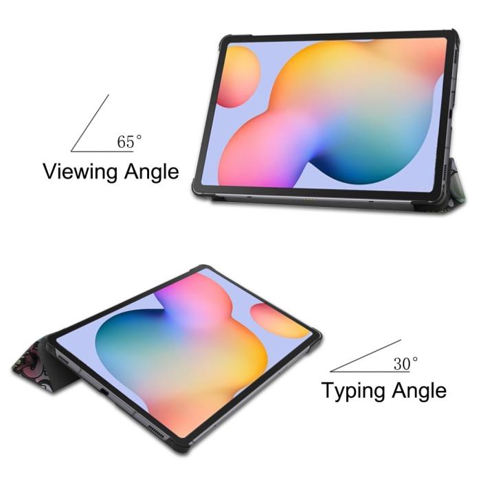 Bild 3, Samsung Galaxy Tab S6 Lite - Tri-Fold Fodral - Graffiti
