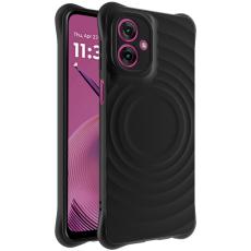 IMAK Motorola Moto G55 5G Skal Waterdrop Matt Svart