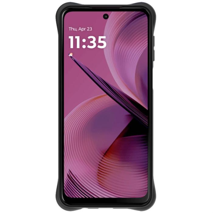 Bild 4, IMAK Motorola Moto G55 5G Skal Waterdrop Matt Svart