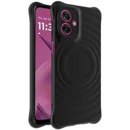 IMAK Motorola Moto G55 5G Skal Waterdrop Matt Svart