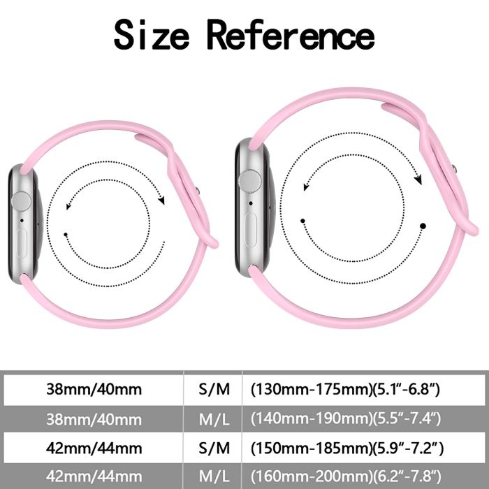 Bild 4, Silikon Armband Butterfly Apple Watch 42/44/45/49 mm (S/M) Lavender