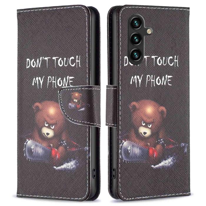Bild 1, Samsung Galaxy A14 4G/5G Fodral Med Tryck Dont Touch