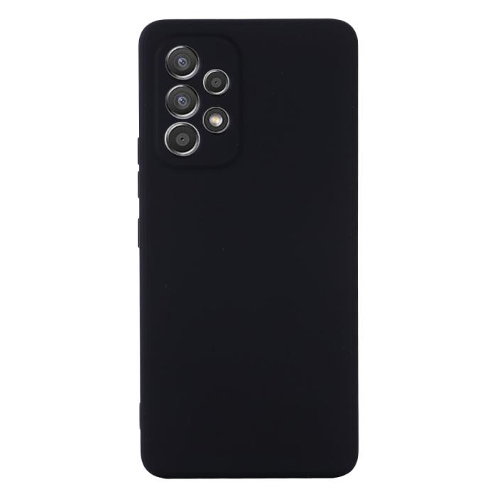 Bild 2, Samsung Galaxy A53 5G Skal Liquid Silikon Med Strap Svart