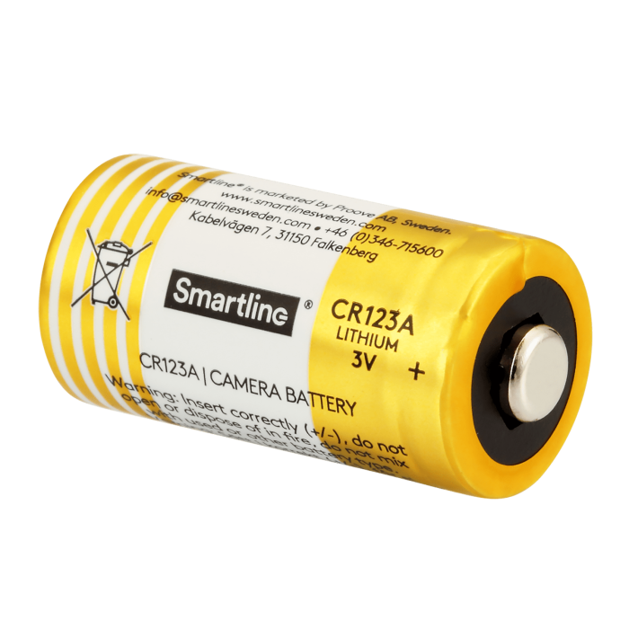 Bild 2, Smartline CR123A 3V Li-On Batteri