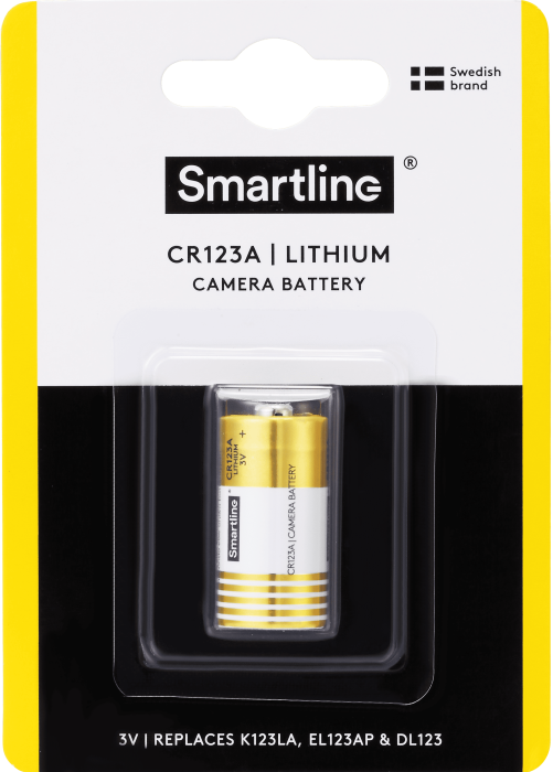 Bild 3, Smartline CR123A 3V Li-On Batteri