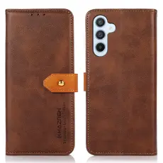 KHAZNEH Galaxy A34 5G Fodral Dual-Color Brun