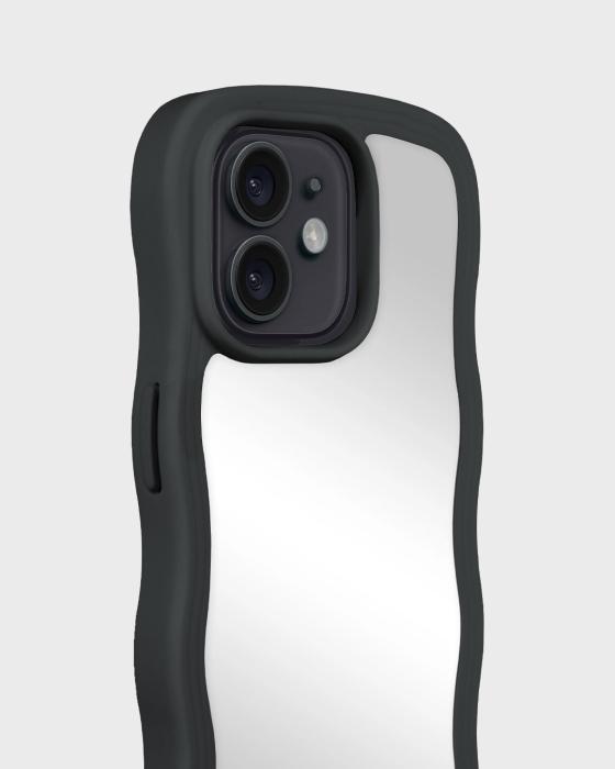 Bild 3, holdit iPhone 12/12 Pro Skal Wavy Black Mirror