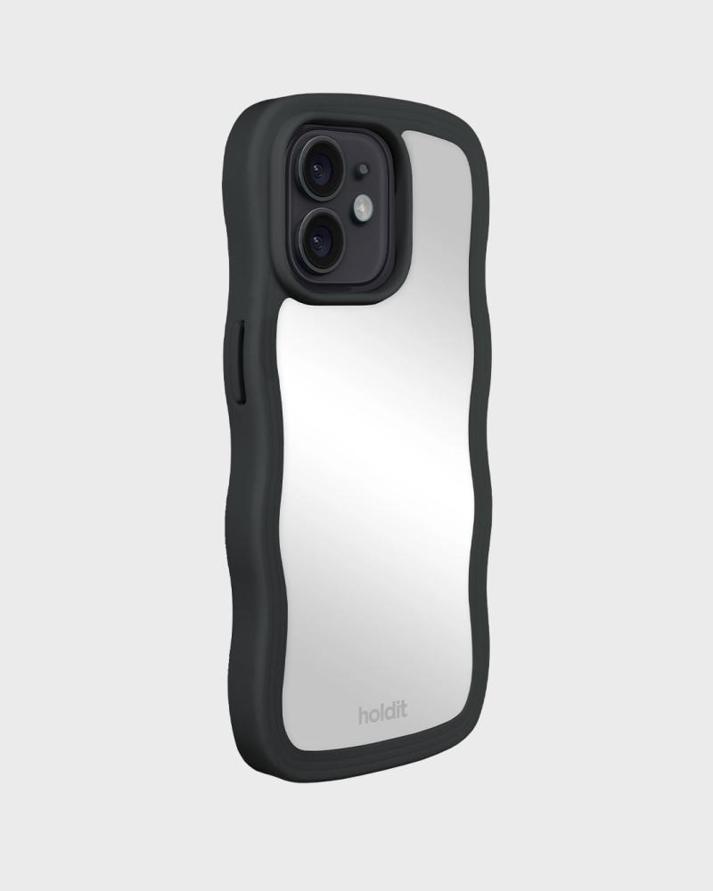 holdit iPhone 12/12 Pro Skal Wavy Black Mirror